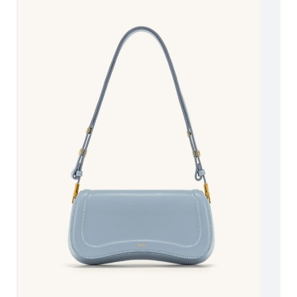 JW Pei Joy Mini shoulder bag + Dust bag -Steel bleu / Light blue